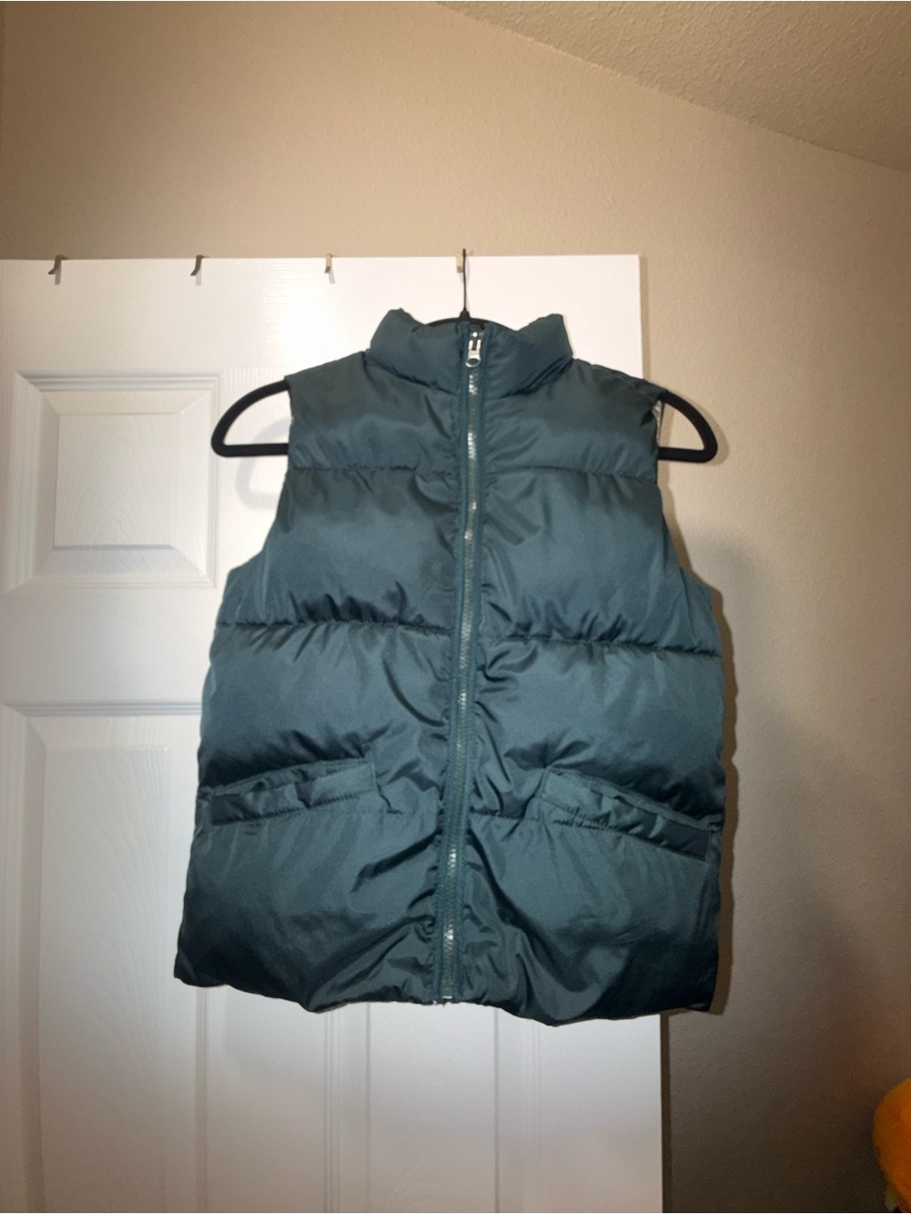 Old Navy Teal Quilted Puffer Vest